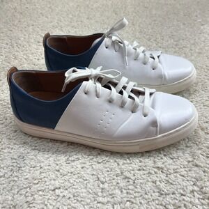 SL By Supply Lab Marcus White Navy Men's Shoes Size 11 M Casual Preppy